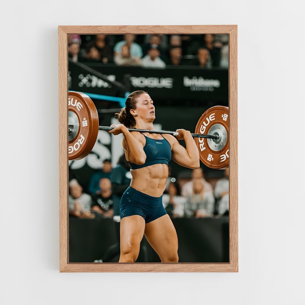 Poster Tia de toomey – affiche Powerlifting (vue 4)
